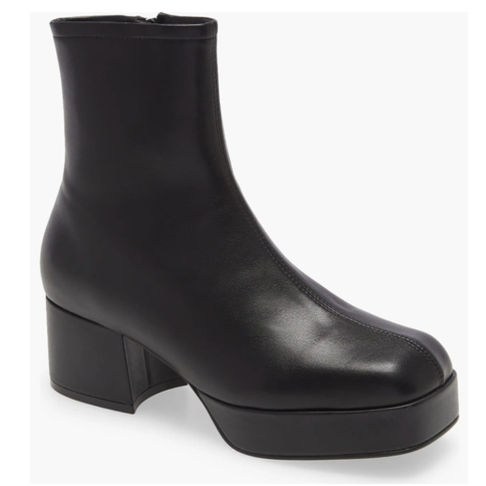 Jeffrey Campbell Women's Capacity Black Platform Ankle Boot Size 9 NWOT